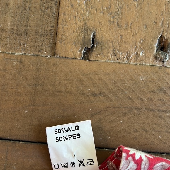 Sardon red floral pleated dress NWT - Picture 6 of 9